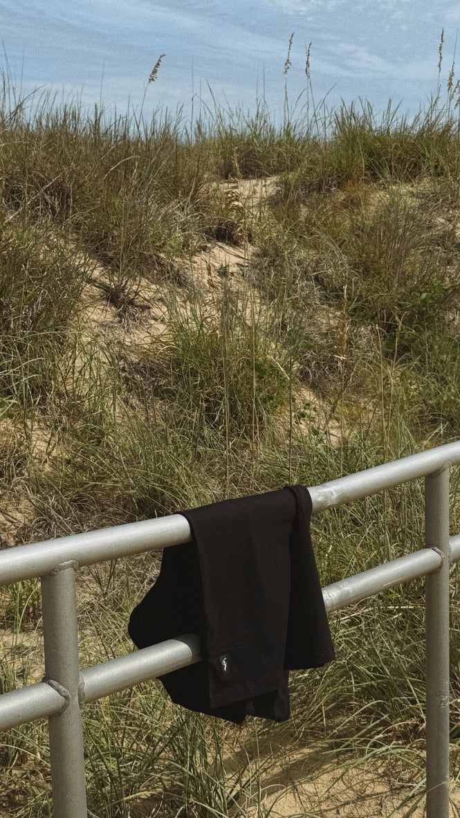 The Signature Tee – Modal Cotton Blend, Jet Black