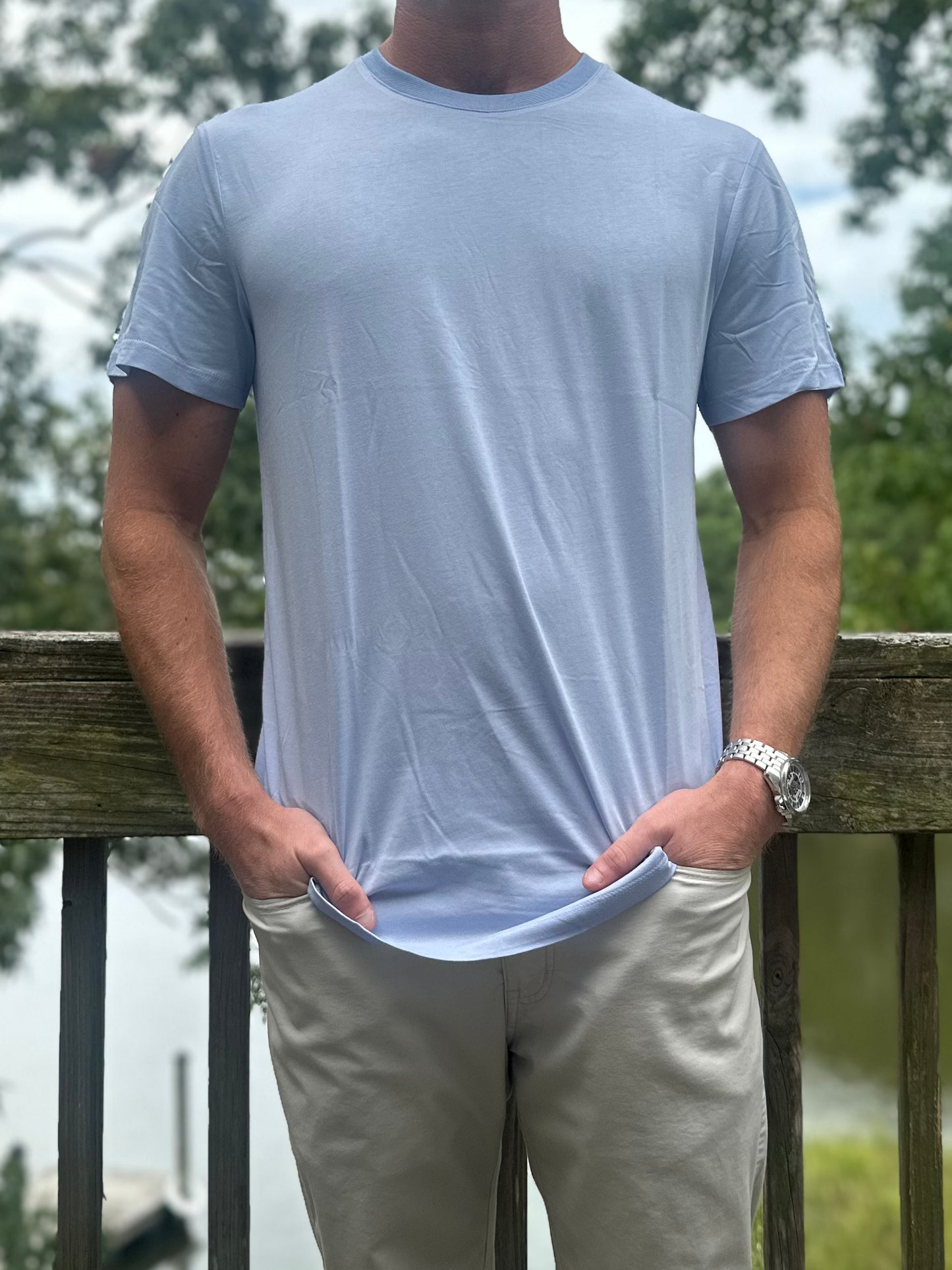 The Signature Tee – Modal Cotton Blend, Heather