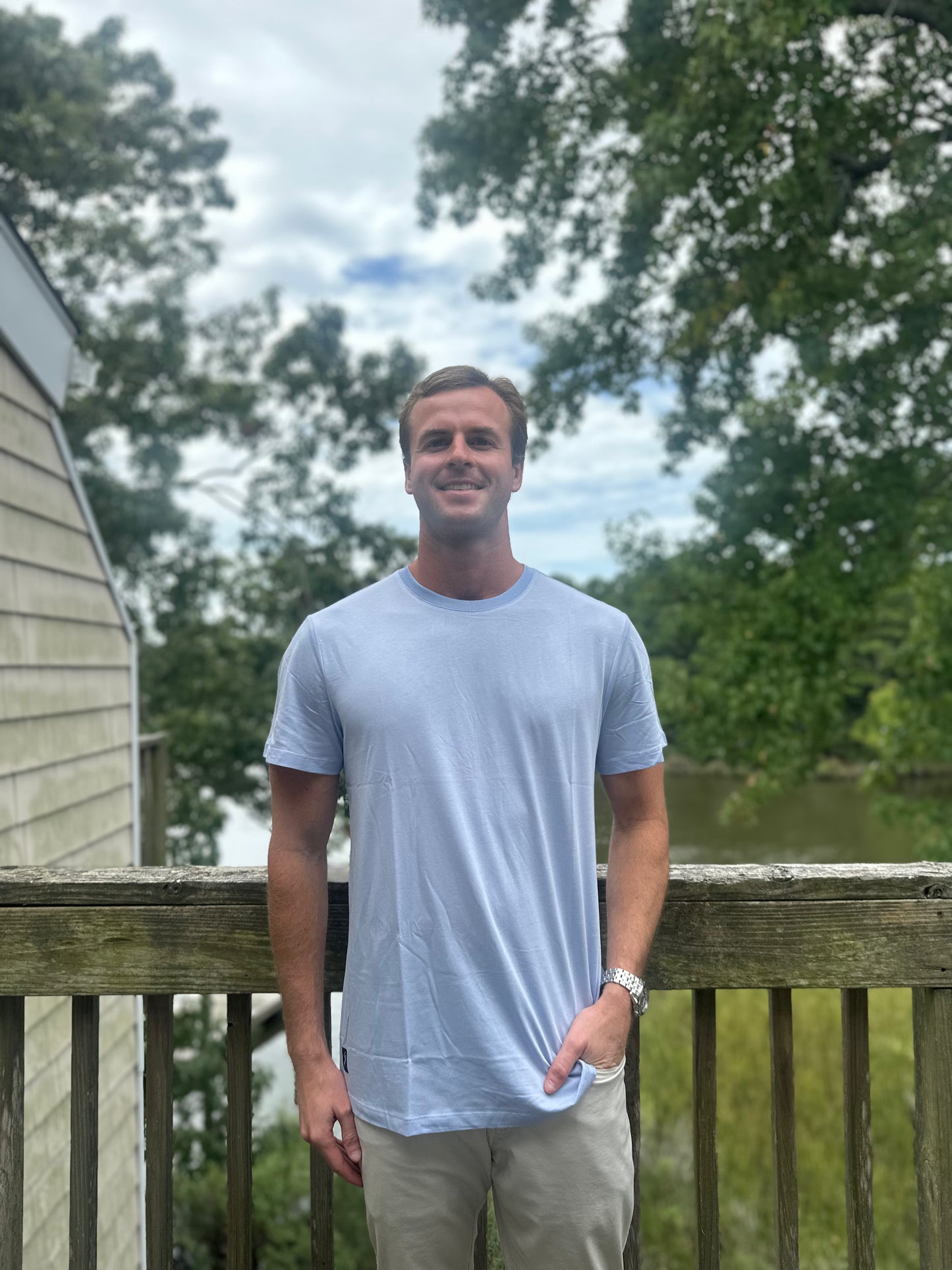 The Signature Tee – Modal Cotton Blend, Heather