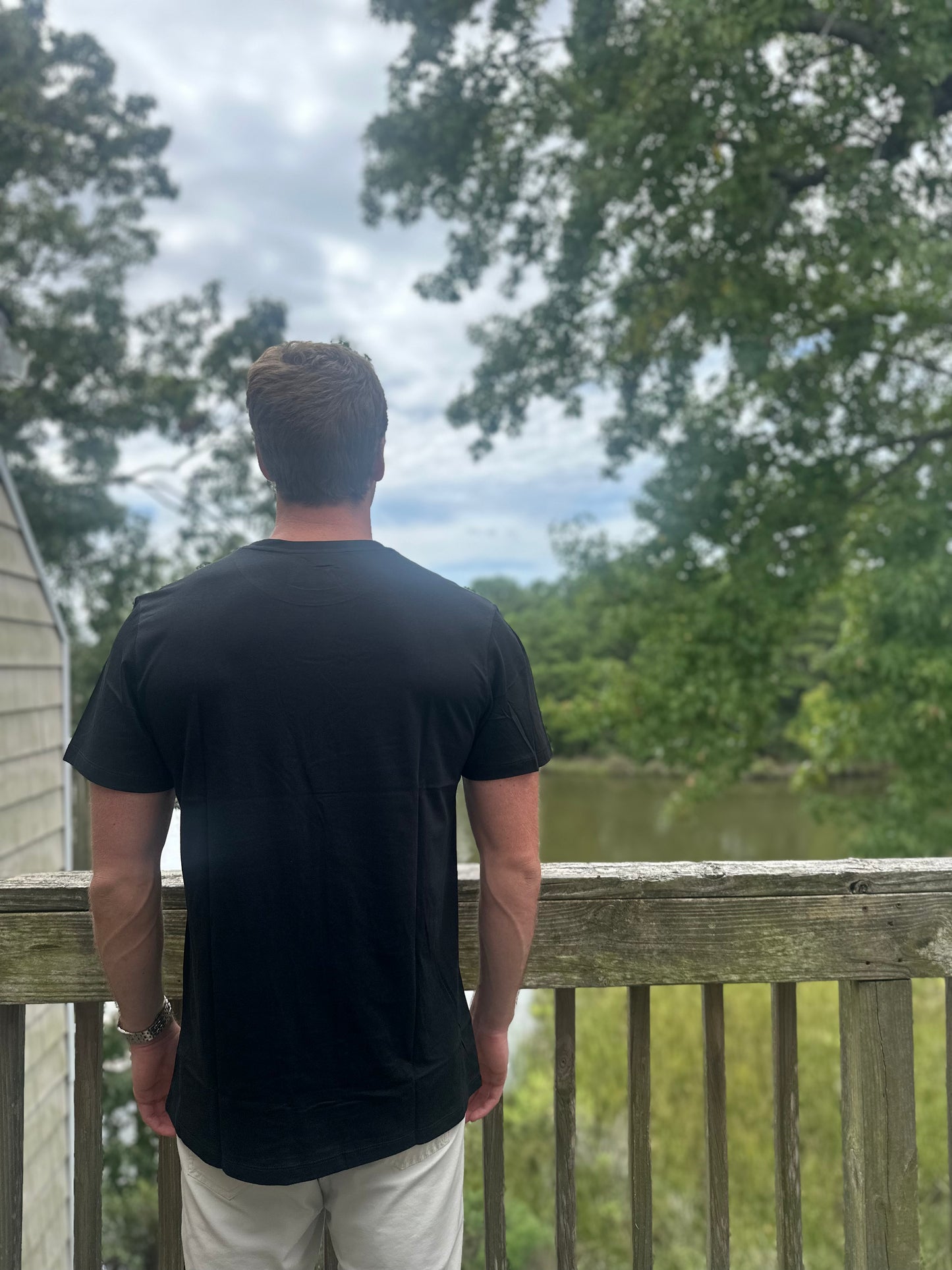 The Signature Tee – Modal Cotton Blend, Jet Black