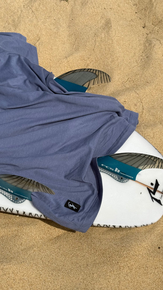 The Signature Tee – Modal Cotton Blend, Moonlight Blue